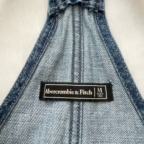 Abercrombie & Fitch 💙 Denim Shorts Overalls 💙 - Picture 8 of 9